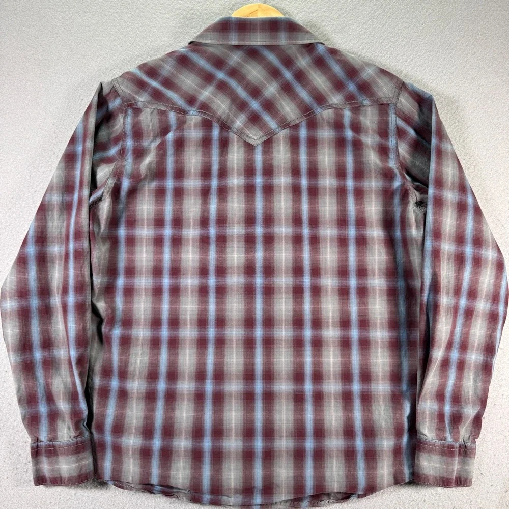 Cody‎ James Button Up Top Womens Large Pearl Snap Multicolor Western Comfort